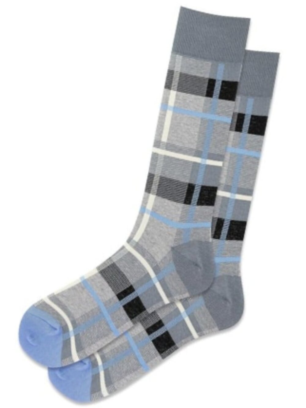 Men's HOTSOX Crew Socks NWT - Mad for Plaid Socks